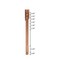 Baxton Studio Harena Modern and Contemporary Transitional Ash Walnut Finished Wood Full Size Headboard 179-11151-Zoro - alternate 6